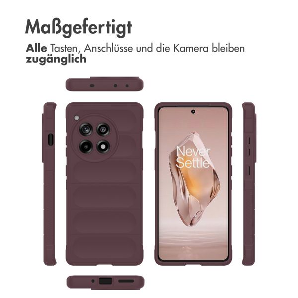 imoshion EasyGrip Back Cover für das OnePlus 12R - Aubergine