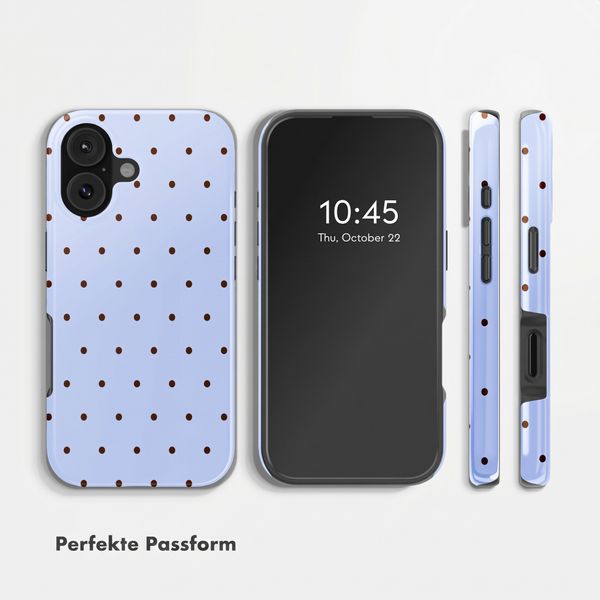 Selencia Vivid Rückabdeckung mit MagSafe Apple iPhone 16 - Happy Dots Digital Sky