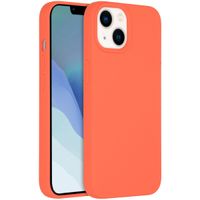Accezz Liquid Silikoncase mit MagSafe für das Apple iPhone 14 - Nektarine