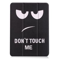 imoshion Design Trifold Klapphülle iPad Air 11 Zoll (2024) M2 / Air 5 (2022) / Air 4 (2020) - Don't Touch