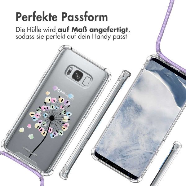 imoshion Design Hülle mit Band Samsung Galaxy S8 - Sandstone Dandelion