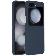 Accezz Liquid Silikoncase Samsung Galaxy Z Flip 5 - Dunkelblau