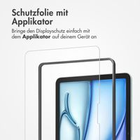 Accezz Schutzfolie aus gehärtetem Glas mit Applikator Apple iPad Air 11 Zoll (2025) M3 / (2024) M2