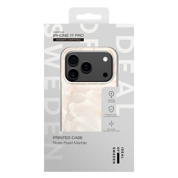 iDeal of Sweden Fashion Back Case Apple iPhone 17 Pro - Rose Pearl Marble