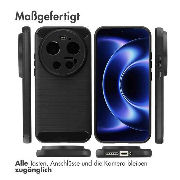 imoshion Brushed Back Cover Xiaomi 17 Ultra - Schwarz