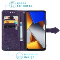 imoshion Mandala Klapphülle für das Xiaomi Poco M4 Pro 5G - Violett