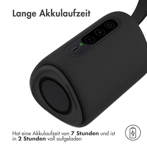 imoshion Bluetooth Speaker Mini - Kabelloser Lautsprecher - Schwarz