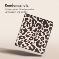 imoshion Design Klappbare Klapphülle Kobo Libra Colour - Leopard