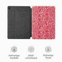 Selencia Vivid Klapphülle Samsung Galaxy Tab A9 Plus - Wild Spots Lipstick