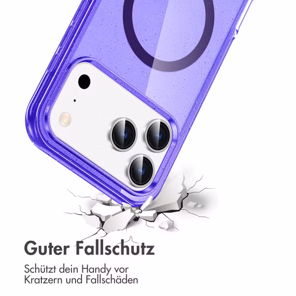 imoshion Sparkle Back Cover mit MagSafe Apple iPhone 17 Pro Max - Violett