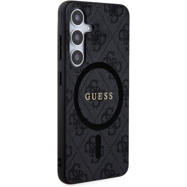 Guess 4G Classic Logo Back Cover Magnet Samsung Galaxy S24 Plus - Schwarz