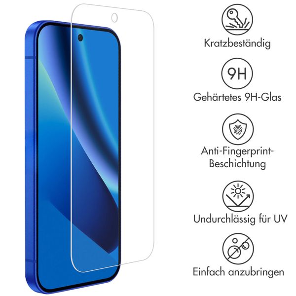 Accezz Screen Protector aus gehärtetem Glas Google Pixel 10a