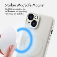 imoshion Color Back Cover mit MagSafe Apple iPhone 15 - Beige