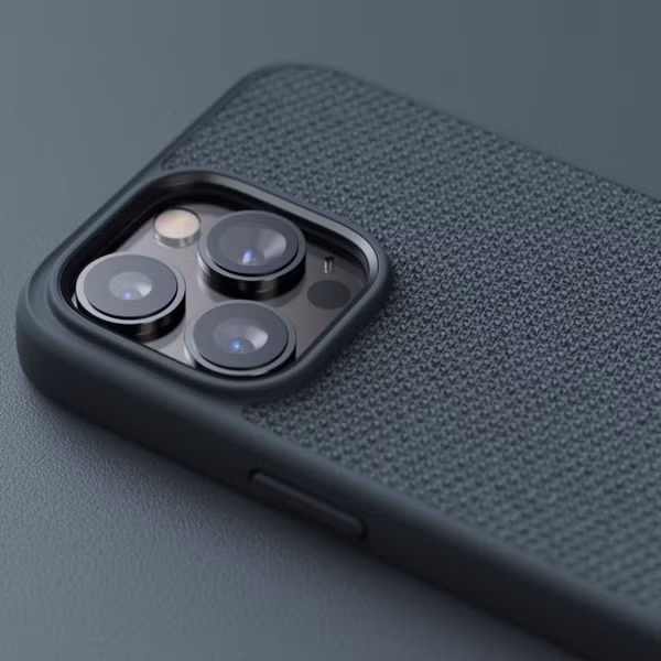 Njorð Collections Fabric Case für das Apple iPhone 14 Pro Max - Dark Grey