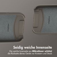 imoshion Color Backcover mit abtrennbarem Band MagSafe für das iPhone 16 - Black Coffee