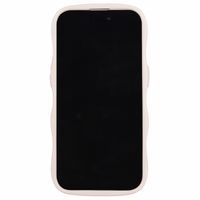 Holdit Wavy Case für das iPhone 15 Pro - Light Beige