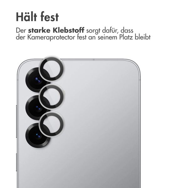 imoshion 2er-Pack Objektivschutz für Kamera für das Samsung Galaxy S25 - Silver Shadow