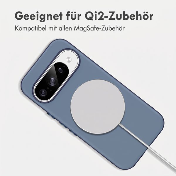 imoshion Color Backcover mit Thin MagSafe Ring Google Pixel 9 / 9 Pro - Dunkelblau