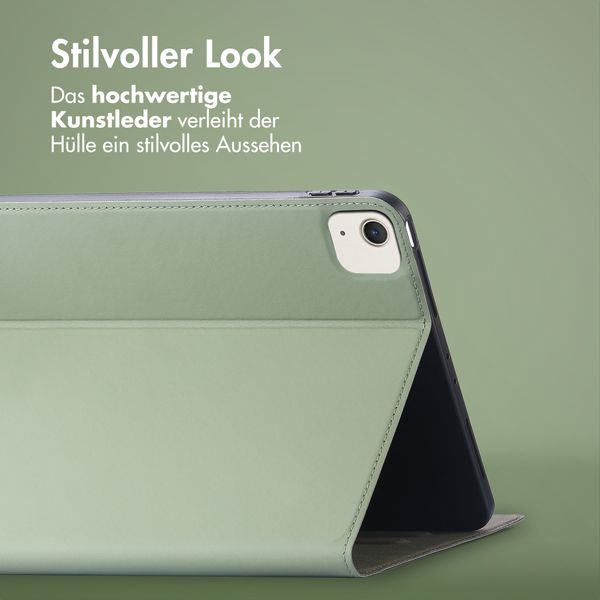 Accezz Classic Klapphülle Apple iPad Air 13 Zoll (2025) M3 / (2024) M2 - Grün