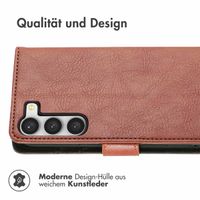 imoshion Luxuriöse Klapphülle für das Samsung Galaxy S23 Plus - Braun