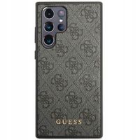 Guess 4G Classic Logo Back Cover Samsung Galaxy S24 Ultra - Schwarz