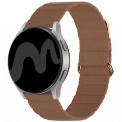imoshion Magnetlederarmband -   Universelle 20 mm Anschluss - Braun