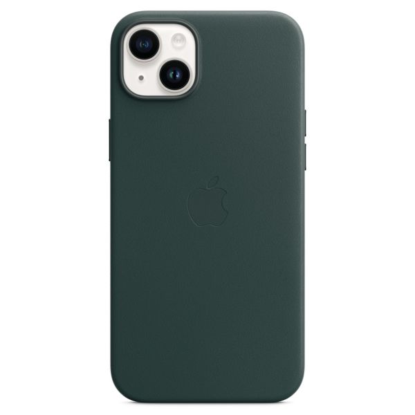 Apple Leder-Case MagSafe für das Apple iPhone 14 Plus - Forest Green