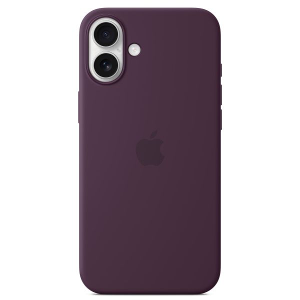 Apple Silikon-Case MagSafe für das Apple iPhone 16 Plus - Plum