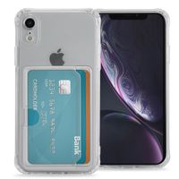 imoshion Soft Case Back Cover mit Kartenhalter für das Apple iPhone Xr - Transparent