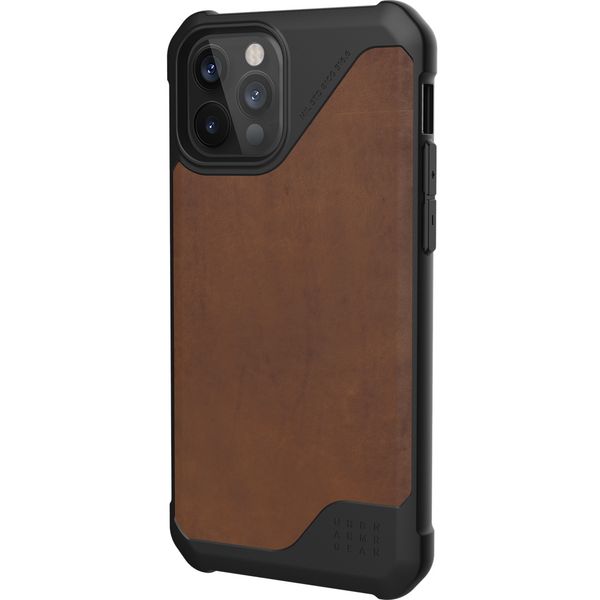 UAG Back Cover Metropolis LT iPhone 12 (Pro) - Leather Brown