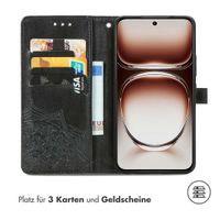 imoshion Mandala Klapphülle Oppo A40 (4G) / Oppo A40M (4G) / Oppo A60 (5G) - Schwarz