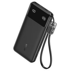 Anker Powerbank - 10.000 mAh - 22,5 Watt - USB-A + USB-C - Schwarz