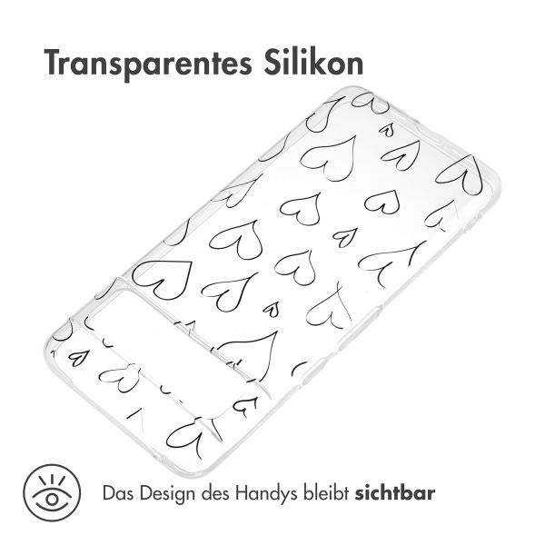 imoshion Design Hülle Google Pixel 8 Pro - Hearts