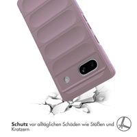 imoshion EasyGrip Back Cover für das Google Pixel 7a - Violett