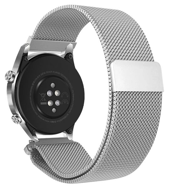 imoshion Milanese Watch Armband für die Huawei Watch GT 2 / Pro / 2e Sport 46 mm - Silber