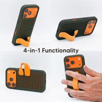 Callbuddy Hülle mit Strap Apple iPhone 17 Pro - Camo Orange