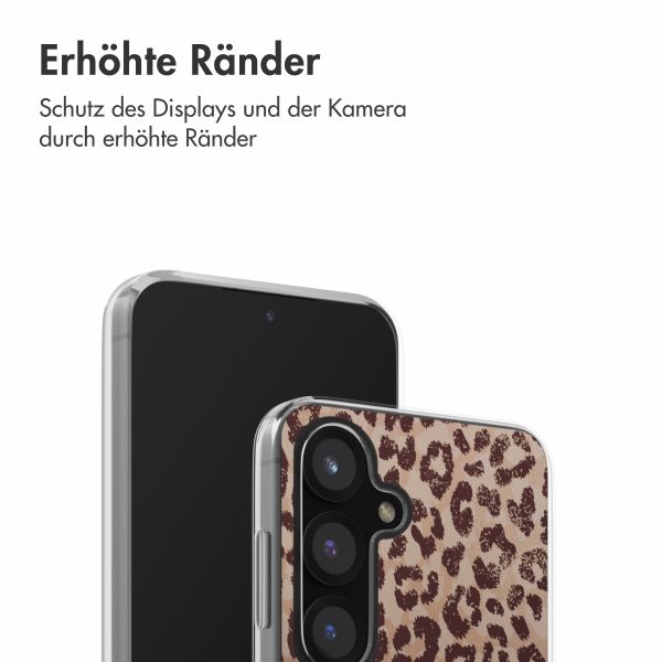 imoshion  Design Hülle für das Samsung Galaxy S25 - Leopard Mood