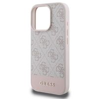 Guess Bottom Stripe 4G Back Cover für das iPhone 16 Pro Max - Rosa