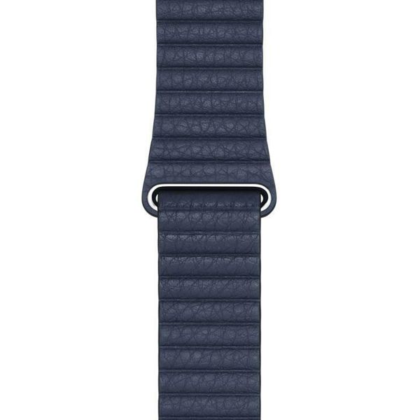 Apple Lederarmband für das  Apple Watch Series 1 t/m 11 / SE / Ultra (44/45/46/49 mm) - Größe M - Diver Blue