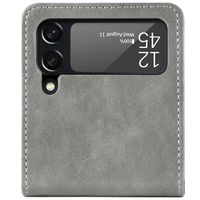 imoshion Luxuriöse Klapphülle Samsung Galaxy Z Flip 3 - Grau