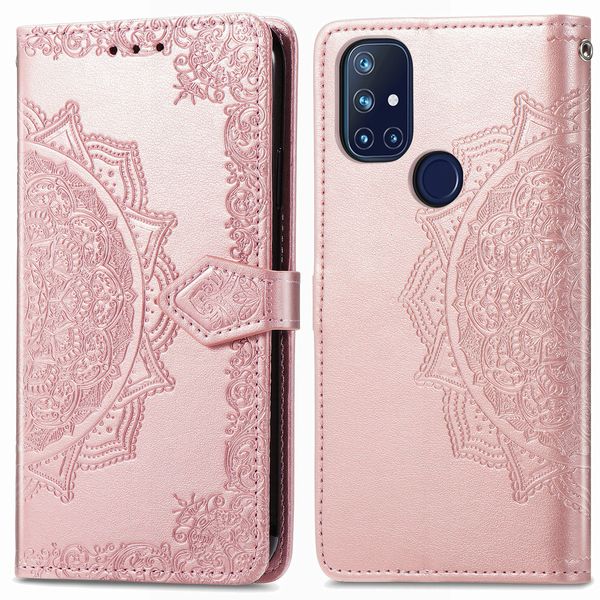 imoshion Mandala Klapphülle OnePlus Nord N10 5G - Roségold