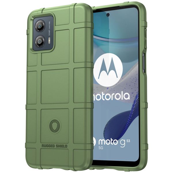 imoshion Rugged Shield Backcover für das Motorola Moto G53 - Grün