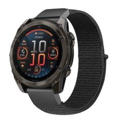 imoshion QuickFit® Nylon Armband -   Garmin 22 mm Anschluss - Größe L/XL - Schwarz