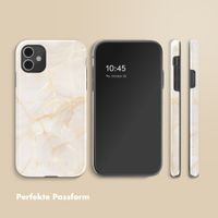 Selencia Vivid Back Cover Apple iPhone 11 - Golden Beige Marble