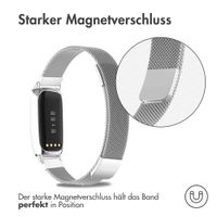 imoshion Mailändische Magnetarmband für das Fitbit Luxe - Größe S - Silber