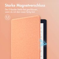 imoshion Canvas Sleepcover Klapphülle für das Kobo Clara HD - Peach