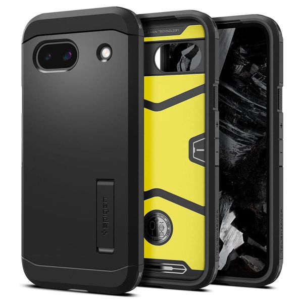 Spigen Tough Armor™ Case für das Google Pixel 8a - Schwarz