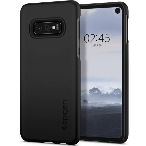 Spigen Thin Fit™ Hardcase Schwarz für das Samsung Galaxy S10e