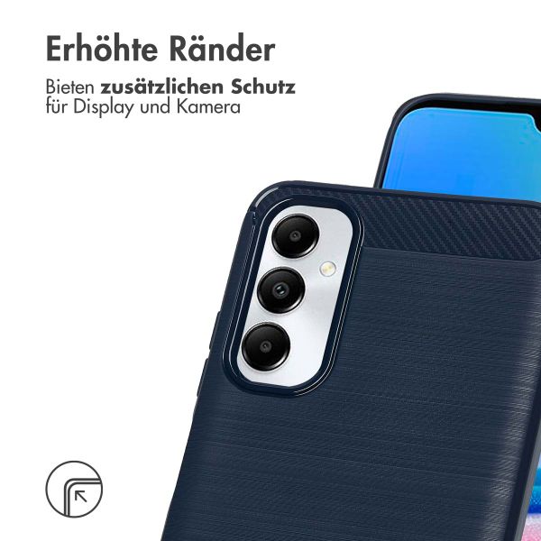 imoshion Brushed Back Cover für das Samsung Galaxy A05s - Dunkelblau