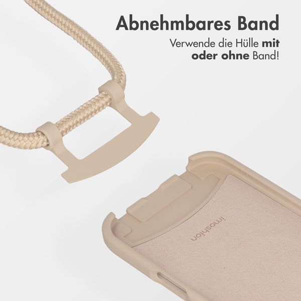 imoshion Color Backcover mit abnehmbarem Handykette und MagSafe Apple iPhone 17 - Nude